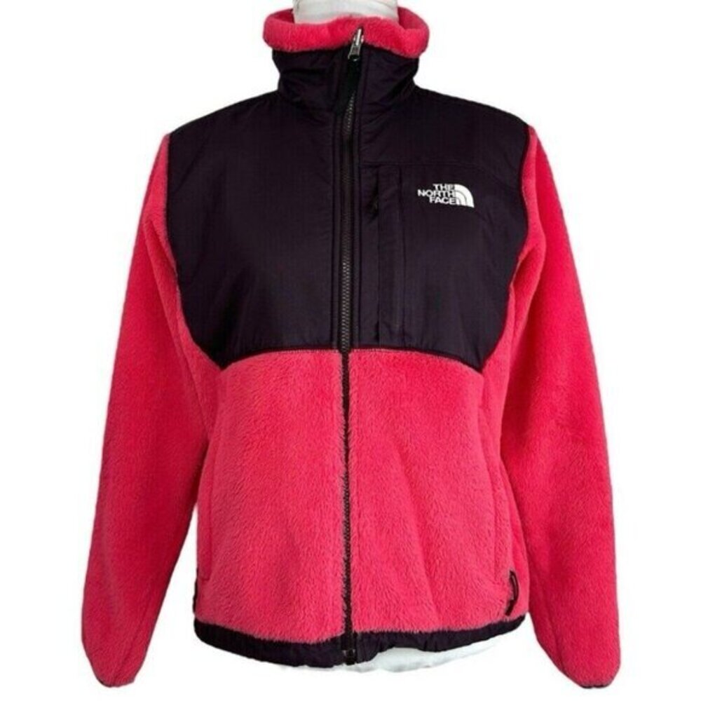 The North Face Women's Pink Osito Polartec Thermal Pro Raschel Fleece Coat S/C42
